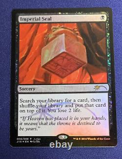 Magic The Gathering / Imperial Seal / Judge promos Foil / Light Play