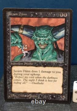 Magic The Gathering Juzam Djinn Arabian Nights MTG Very Clean