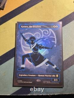 Magic The Gathering Katara, the Fearless Borderless Foil Avatar The Last Airb