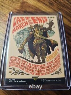 Magic The Gathering LOTR 6 Borderless Poster Lot, 2 Foil All NM
