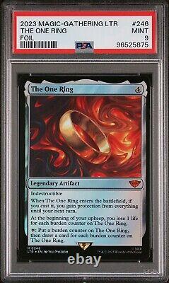 Magic The Gathering Lord Of The Rings THE ONE RING Foil Card PSA 9 #246 LOTR