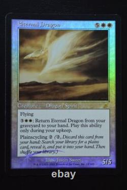 Magic The Gathering MTG ETERNAL DRAGON FOIL Scourge MP Moderately Played