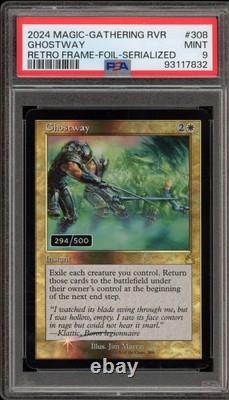 Magic The Gathering MTG Ghostway Retro Foil Serialized 294/500 PSA 9 Mint