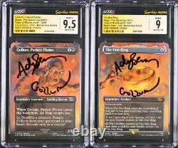 Magic The Gathering MTG Gollum One Ring Foil Borderless CGC ANDY SERKIS SIGNED