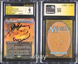 Magic The Gathering MTG Gollum One Ring Foil Borderless CGC ANDY SERKIS SIGNED