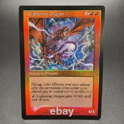 Magic The Gathering MTG Lightning Dragon English Foil Preowned