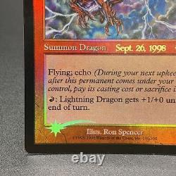 Magic The Gathering MTG Lightning Dragon English Foil Preowned