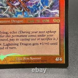 Magic The Gathering MTG Lightning Dragon English Foil Preowned