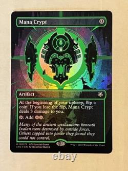 Magic The Gathering MTG Mana Crypt Showcase Neon Ink Green Foil SPG NM/M