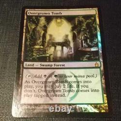 Magic The Gathering MTG Overgrown Tomb (Grassy Tomb) 1st ed Foil Preowned