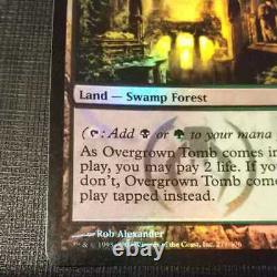 Magic The Gathering MTG Overgrown Tomb (Grassy Tomb) 1st ed Foil Preowned