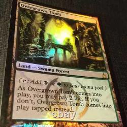 Magic The Gathering MTG Overgrown Tomb (Grassy Tomb) 1st ed Foil Preowned