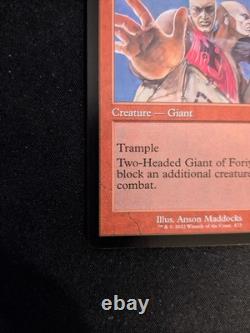 Magic The Gathering MTG Two-headed Giant of Foriys 30th Anniversary Edition