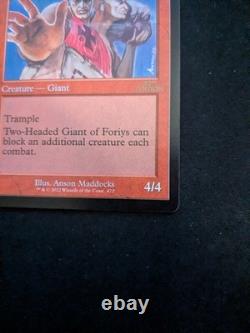 Magic The Gathering MTG Two-headed Giant of Foriys 30th Anniversary Edition