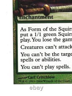 Magic The Gathering MTG Unhinged UNH 2004 #96 Form of the Squirrel NM FOIL
