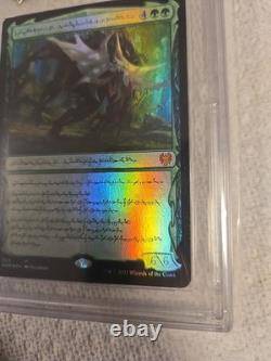 Magic The Gathering MTG Vorinclex Monstrous Raider Mythic Rare Foil #333 KOBA9.5