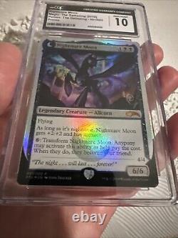 Magic The Gathering Nightmare Moon Princess Luna Foil CGC 10? Low Pop
