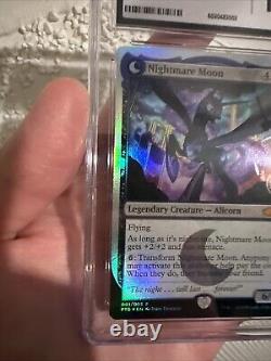 Magic The Gathering Nightmare Moon Princess Luna Foil CGC 10? Low Pop