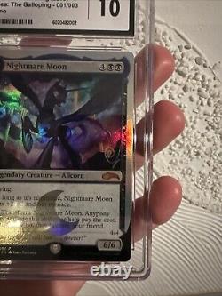 Magic The Gathering Nightmare Moon Princess Luna Foil CGC 10? Low Pop