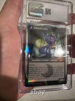 Magic The Gathering Nightmare Moon Princess Luna Foil CGC 10? Low Pop