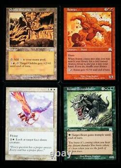 Magic The Gathering Onslaught Edition Cards Lot of 158 cards (7 FOILS) all LP