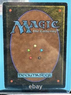 Magic The Gathering Scrubland Card Pen Mark Top Left Corner