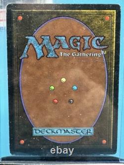 Magic The Gathering Scrubland Card Pen Mark Top Left Corner