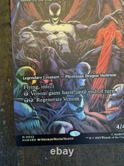 Magic The Gathering Spider-Man Venom King In Black Mythic Full Art Foil NM