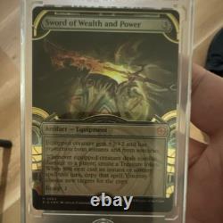 Magic The Gathering Sword of Wealth and Power Raised Foil M0064