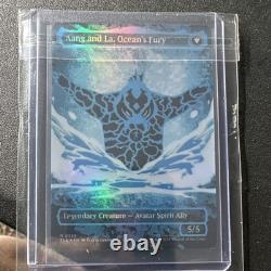 Magic The Gathering TLA Foil Legendary Creature Cards Aang Swift Savior & Ocea