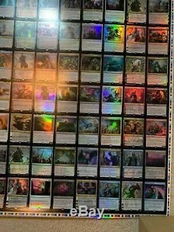 Magic The Gathering Uncut Foil Sheet Mythic Rare Cards War of the Spark Wizards