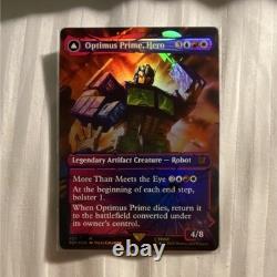 Magic The Gathering Universes Beyond Optimus Prime Foil Legendary Cards Lot