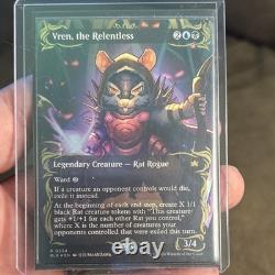 Magic The Gathering Vren, the Relentless Raised Foil Borderless Bloomburrow