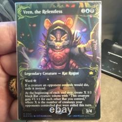 Magic The Gathering Vren, the Relentless Raised Foil Borderless Bloomburrow