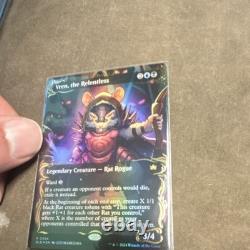Magic The Gathering Vren, the Relentless Raised Foil Borderless Bloomburrow
