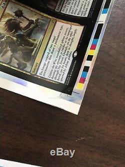 Magic The Gathering War of the Spark Uncut Foil Sheet Mythic Rare Damaged