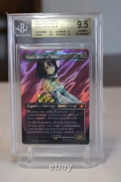 Magic The Gathering yuna hope of spira surge foil Bgs Perfect 9.5