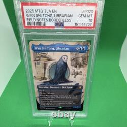 Magic Wan Shi Tong Field Notes 2025 Borderless Foil & Regular PSA 10 Lot Seq