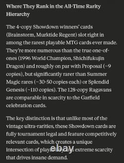 Magic the Gathering 2023 Secret Lair Showdown Brainstorm (Foil) 1 of 4