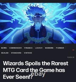 Magic the Gathering 2023 Secret Lair Showdown Brainstorm (Foil) 1 of 4