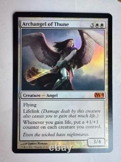 Magic the Gathering Archangel of Thune Mythic Card Magic 2014 FOIL NM