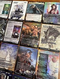 Magic the Gathering FINAL FANTASY Lot Of 25 Cards RARE, MYTHIC, SHOWCASE, FOIL +