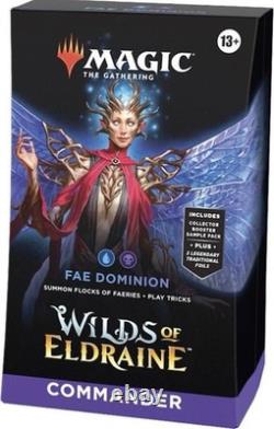 Magic the Gathering Fae Dominion Commander Deck Wilds of Eldraine Set