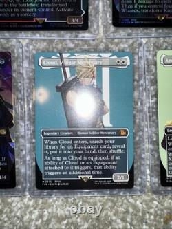 Magic the Gathering Final Fantasy Lot Y'shtola Foil Cloud Sephiroth Vincent Etc