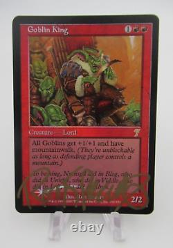 Magic the Gathering Goblin King Signed FOIL Card 7th Edition Series