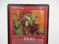 Magic the Gathering Goblin King Signed FOIL Card 7th Edition Series