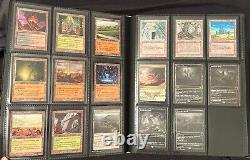 Magic the Gathering Lands Binder Collection Lots of foils/rares/some vintage