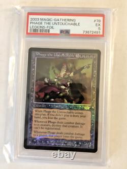 Magic the Gathering Legions Phage the Untouchable Foil PSA 5