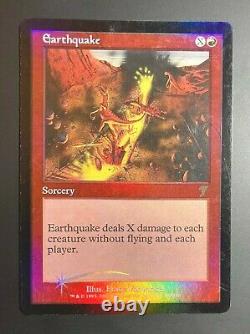 Magic the Gathering MTG Card FOIL Earthquake 7th Edition Nice 180/350