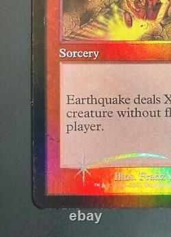 Magic the Gathering MTG Card FOIL Earthquake 7th Edition Nice 180/350